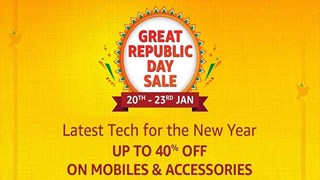 Amazon Great Republic Day Sale: Know the offers